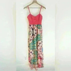 Love Fire Women’s Bright Colored Maxi Dress Size Large
